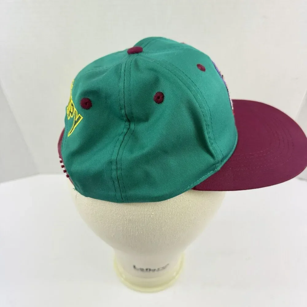 GRUMPY Vintage Walt Disney Youth Snapback Hat Cap Snow White & The Seven Dwarfs